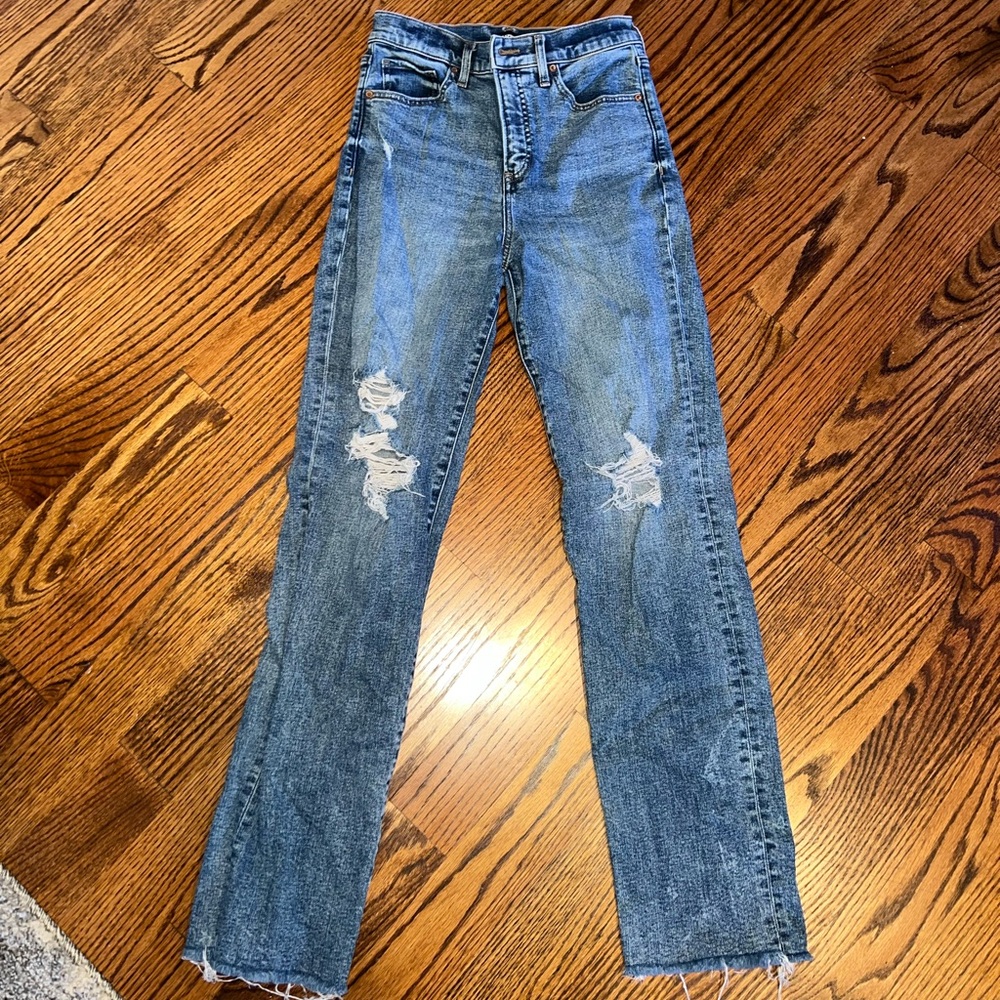 Express modern straight jeans